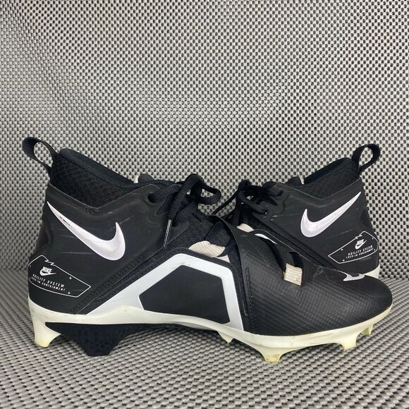 Nike Alpha Menace Pro 3 Mid Football Cleats Mens Size 9 Black CT6649-001 main image 11